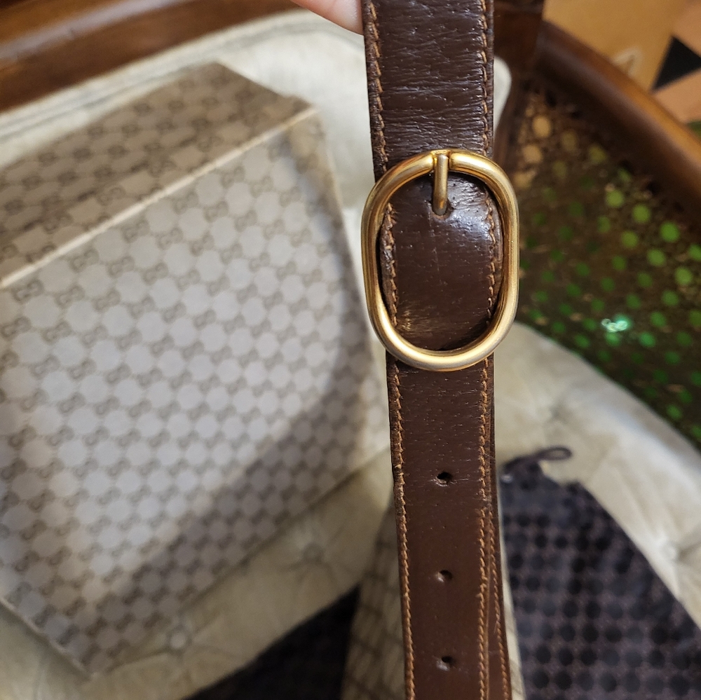 Authentic vintage late 1970's to early 80's gucci horsebit crossbody bag - Picture 9 of 15